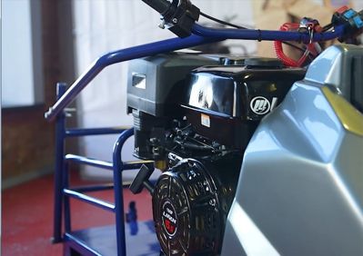 купить Мотобуксировщик БУРЛАК М2 (Короткий) 13 л.с. в Москве - фото 