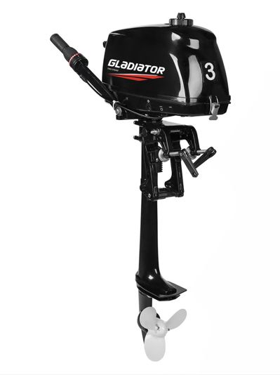 купить 2х-тактный лодочный мотор ГЛАДИАТОР G3FHS в Москве - фото 