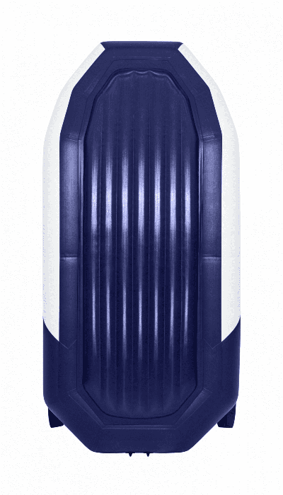 купить Гребная лодка ПВХ ТАЙМЕНЬ N-270 НД серый-синий в Москве - фото 