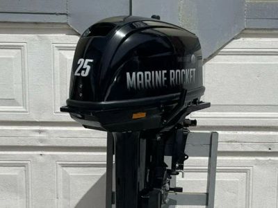 купить 2х-тактный лодочный мотор MARINE ROCKET MR25FHS Б/У в Москве - фото 