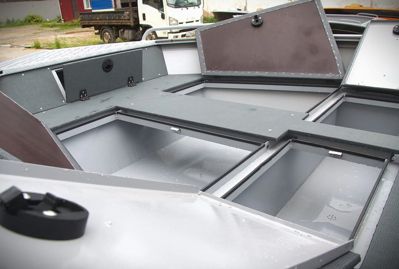 купить Катер-лодка алюминиевая ALUTON 490Fish в Москве - фото 