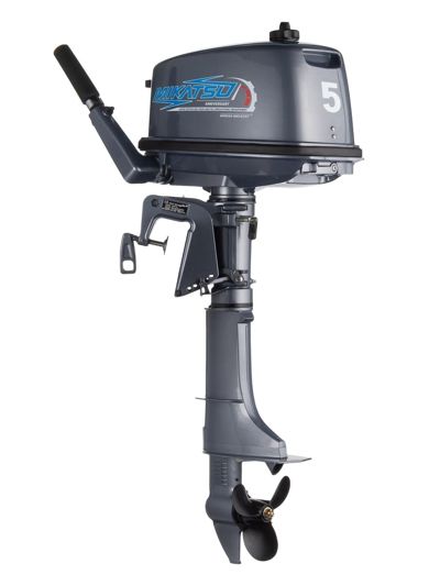 купить 2х-тактный лодочный мотор MIKATSU M5FHS + внешний топливный бак 12 л. в Москве - фото 