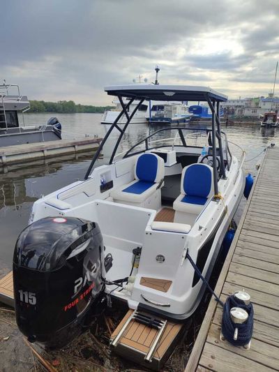 купить Катер-лодка алюминиевая BOSSFORR 580 BIMINI в Москве - фото 