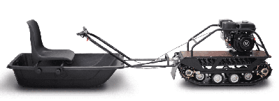 купить Мотобуксировщик НОРКА 380 Mini 6.5 л.с. в Москве - фото 