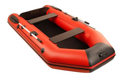 купить Лодка ПВХ АКВА 2800 Красный - чёрный в Москве - фото 