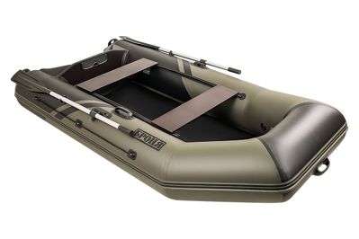 купить Лодка ПВХ БРОНЯ 280 Хаки - чёрный в Москве - фото 