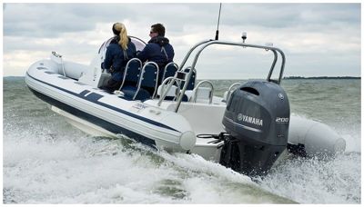 купить 4х-тактный лодочный мотор YAMAHA F200FETX в Москве - фото 