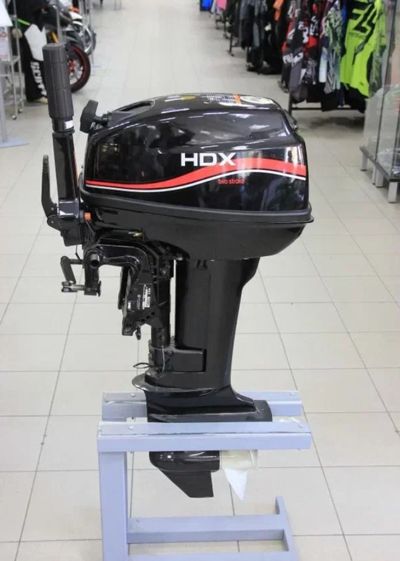 купить 2х-тактный лодочный мотор HDX T 15 BMS Б/У в Москве - фото 