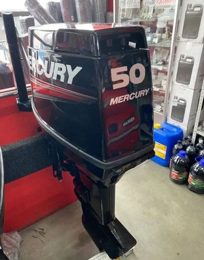 купить 2х-тактный лодочный мотор MERCURY ME 50 MH 697CC Б/У в Москве - фото 