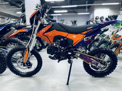 купить Мотоцикл BSE EX Blue Orange Ant 17/14 PITBIKE в Москве - фото 