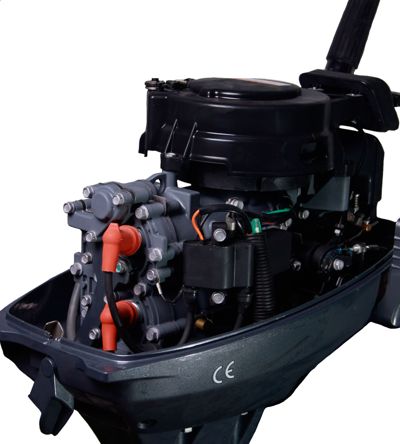 купить 2х-тактный лодочный мотор HINGAN 9.9 л.с. PRO в Москве - фото 