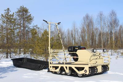 купить Мотобуксировщик POMOR X2 K-15 С реверс-редуктором в Москве - фото 