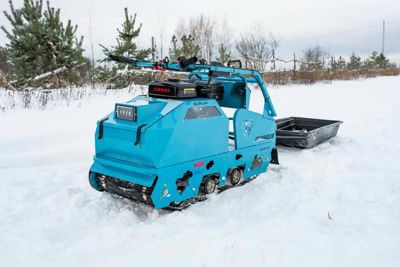 купить Мотобуксировщик БУРЛАК Таежник 20 л.с в Москве - фото 