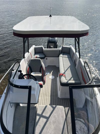 купить Катер-лодка алюминиевая BOSSFORR 580 BIMINI в Москве - фото 