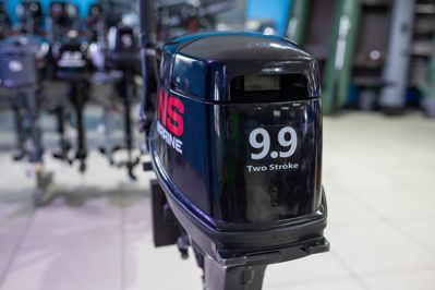 купить 2х-тактный лодочный мотор NISSAN MARINE NS 9.9 D2 S Б/У в Москве - фото 