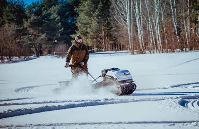 купить Мотобуксировщик TINGER Dog 15 л.с. в Москве - фото 