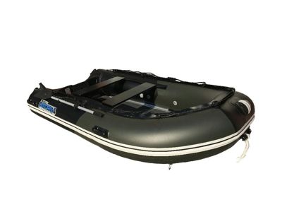 купить Лодка ПВХ STORMLINE Flexiteek 400 (черно-зеленая/красно-черная) (2024) в Москве - фото 