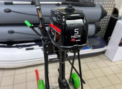 купить 2х-тактный лодочный мотор HDX R SERIES T 5 BMS Б/У в Москве - фото 