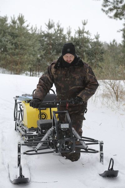 купить Мотобуксировщик РЫБАК PKD. PSD 20 л.с. (длинная база 1430мм) в Москве - фото 