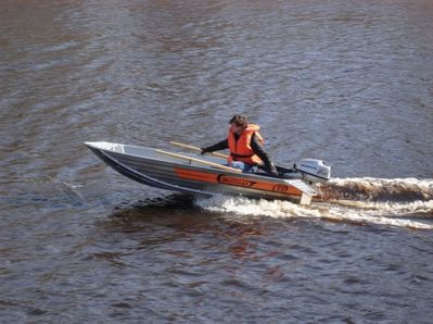 купить Алюминиевая лодка WELLBOAT-33 в Москве - фото 