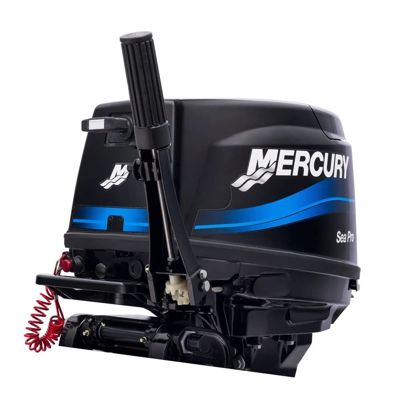 купить Лодка ПВХ BADGER SL 390 AL + 2х-тактный лодочный мотор MERCURY ME 25 M SEAPRO в Москве - фото 