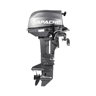 купить 2х-тактный лодочный мотор APACHE T9.8 BS в Москве - фото 