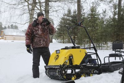 купить Мотобуксировщик РЫБАК PKD. PSD 20 л.с. (длинная база 1430мм) в Москве - фото 