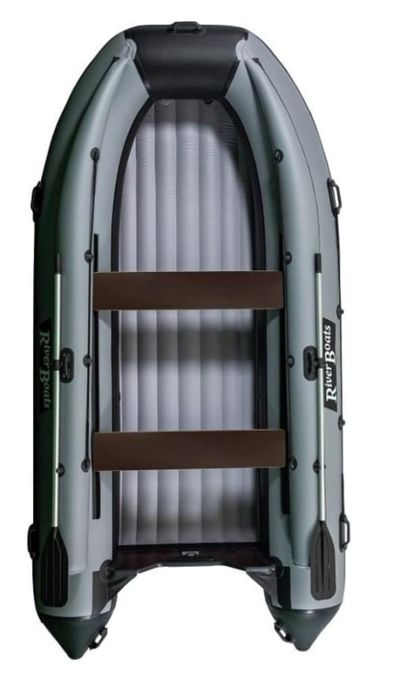 купить Лодка ПВХ RIVERBOATS 390 НДНД с фальшбортом в Москве - фото 