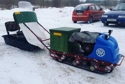 купить Мотобуксировщик MOTODOG 500 (9 л.с. задний привод) в Москве - фото 
