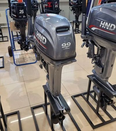 купить 2х-тактный лодочный мотор HND OB9.9 HS PRO Б/У в Москве - фото 