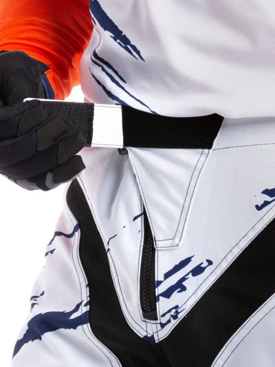 купить Мотоштаны Sharmax White-Orange в Москве - фото 