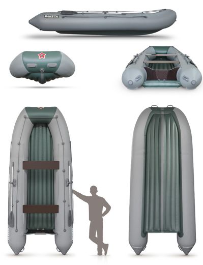 купить Лодка ПВХ РАКЕТА РС-380 в Москве - фото 