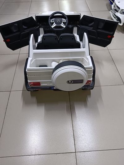 купить Детский электромобиль Джип Mercedes G650 Ultra New белый в Москве - фото 