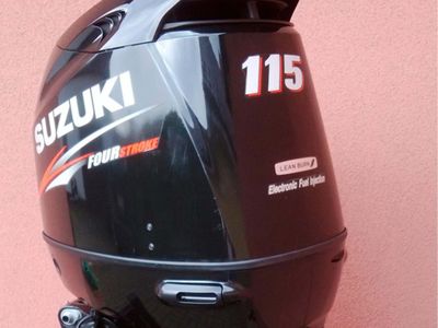 купить 4х-тактный лодочный мотор SUZUKI DF115BTL EFI Б/У в Москве - фото 