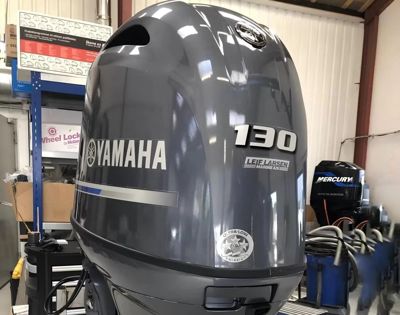 купить 4х-тактный лодочный мотор YAMAHA F130AETL Б/У в Москве - фото 