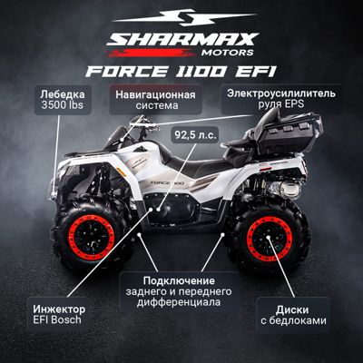 купить Квадроцикл SHARMAX Force 1100 в Москве - фото 