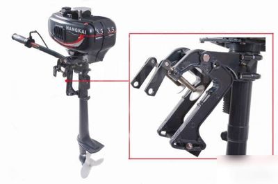 купить 2х-тактный лодочный мотор HANGKAI M3.5 HP в Москве - фото 