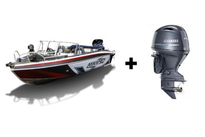 Комплект Алюминиевая лодка (катер) Mikatsu (Микатсу) 590 (Z99) Standard + мотор Yamaha F115BETL в Москве