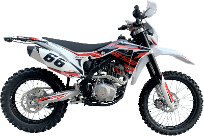 купить Мотоцикл кроссовый эндуро BSE Z4 Red 66 в Москве - фото 