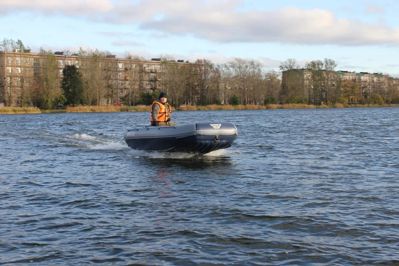 купить Лодка ПВХ ФЛАГМАН DK 350 + 4х-тактный лодочный мотор PARSUN F9.9BMS в Москве - фото 