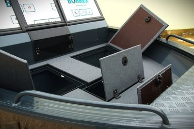 купить Катер-лодка алюминиевая ALUTON 430Fish в Москве - фото 