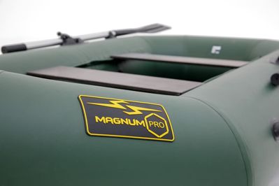 купить Гребная лодка ПВХ MAGNUM PRO 300 (Зеленая) гребная, с возможностью установки транца (2024) в Москве - фото 