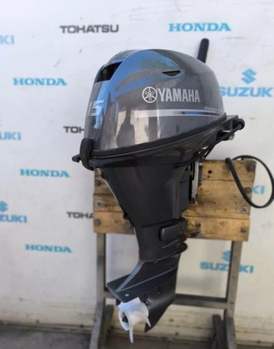 купить 4х-тактный лодочный мотор YAMAHA F15CMHS Б/У в Москве - фото 