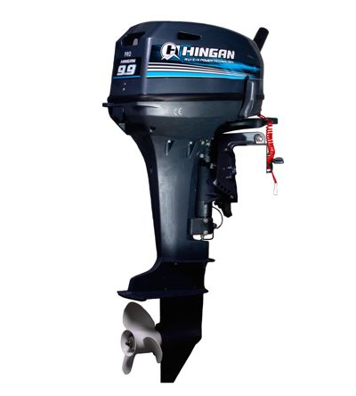 купить 2х-тактный лодочный мотор HINGAN 9.9 л.с. PRO в Москве - фото 