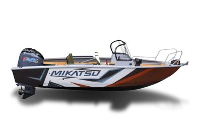 купить Комплект Алюминиевая лодка (катер) Mikatsu (Микатсу) 570 (Z43) Sport + мотор Yamaha F115BETL в Москве - фото 