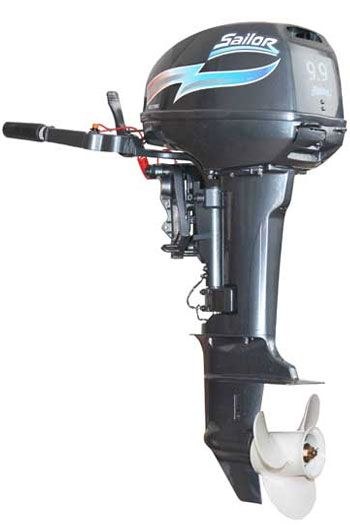 купить 2х-тактный лодочный мотор SAILOR GM-T9.9 в Москве - фото 