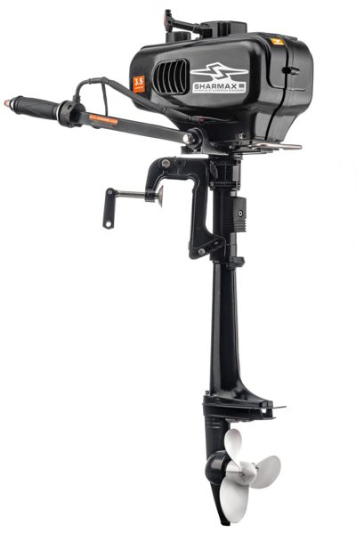 купить 2х-тактный лодочный мотор SHARMAX SM3.5HS Lite (2024) в Москве - фото 