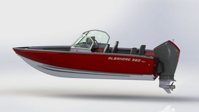 купить Катер-лодка алюминиевая ALBAKORE 560 Fish в Москве - фото 