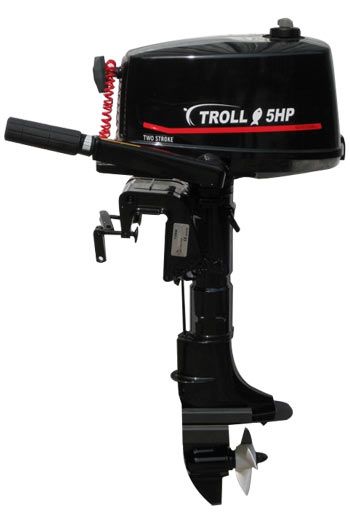 купить 2х-тактный лодочный мотор TROLL T5S в Москве - фото 