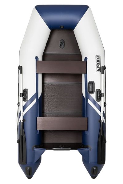 купить Лодка ПВХ БРОНЯ 280 СК Белый - синий в Москве - фото 